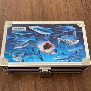 Vaultz 3D Shark Locking Children  Pencil Box Size 8”length & 4 1/2” high